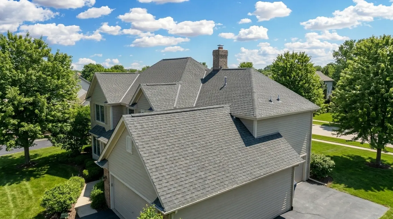 Residential roofing project on a New Jersey home