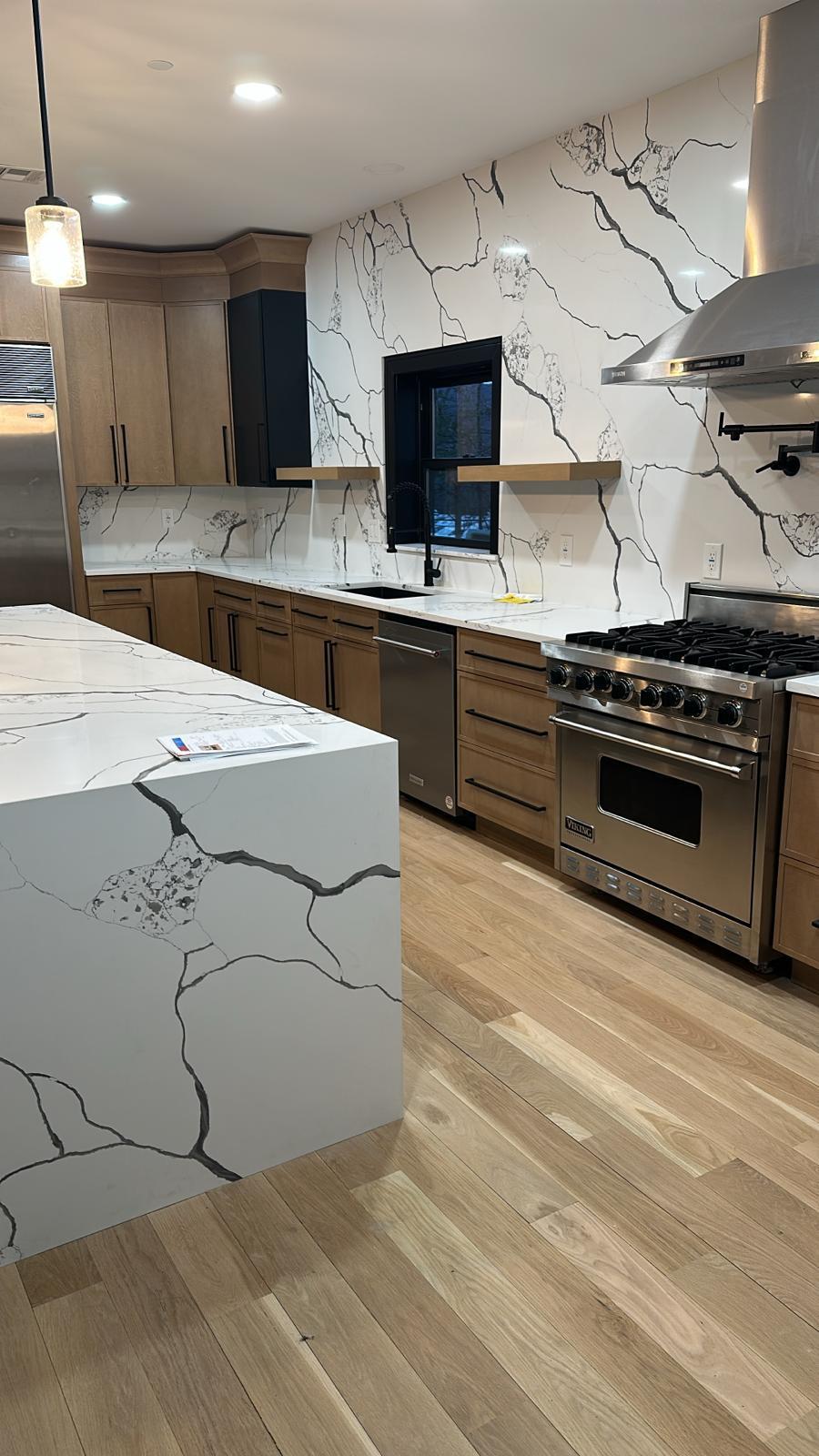 Kitchen remodel completed by Toro General Construction in New Jersey