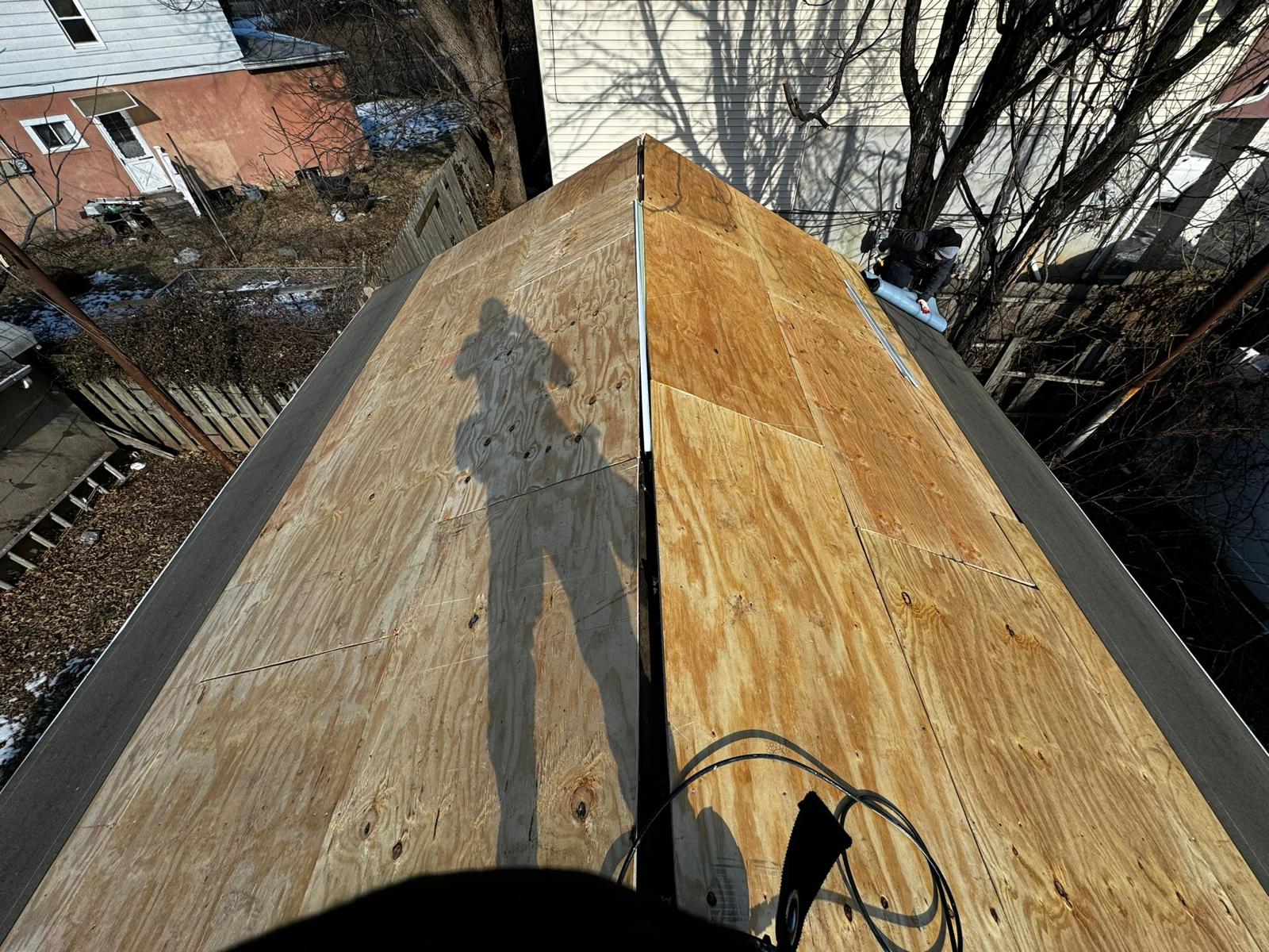 Roof repair work by Toro General Construction in New Jersey