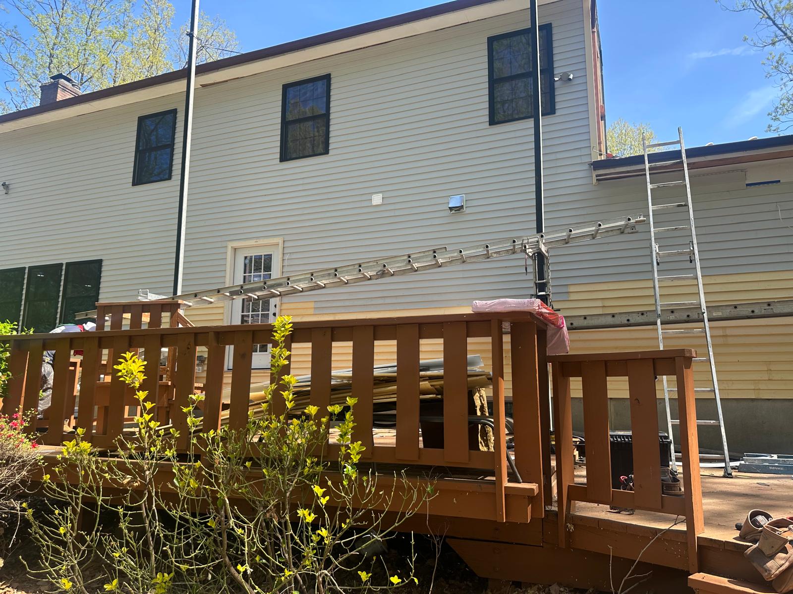 Complete exterior house painting in New Jersey by Toro General Construction
